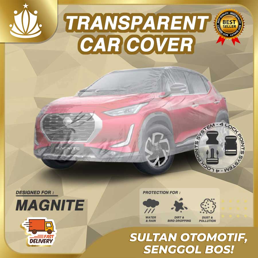 Body Cover Mobil Plastik TEBAL Nissan Magnite WATERPROOF