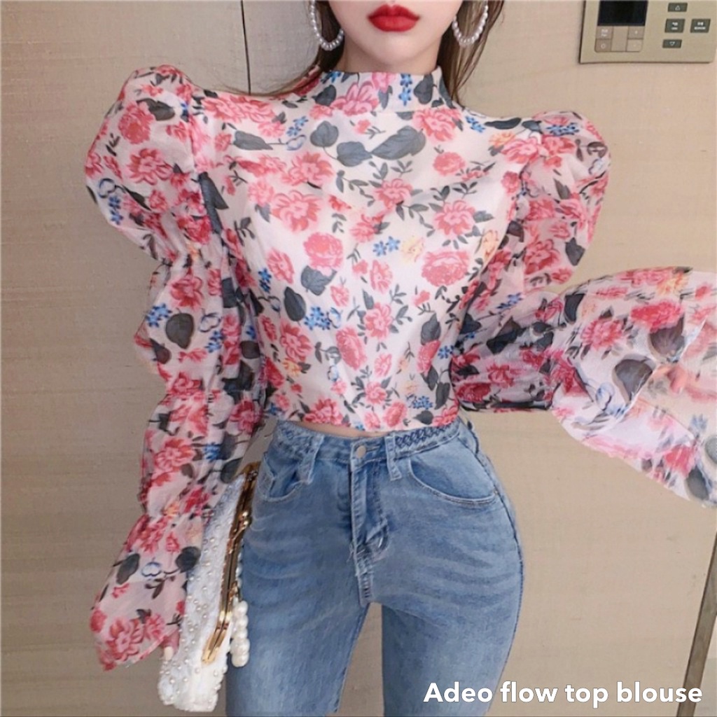 Adeo flow top blouse - Thejanclothes