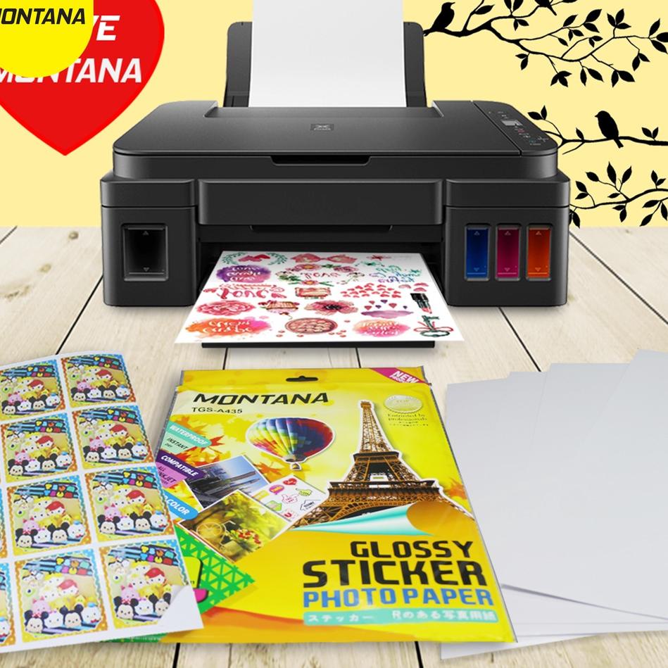 

Hot Deals MONTANA Glossy Sticker Paper / Kertas Photo Glossy Sticker Montana TGS-A435