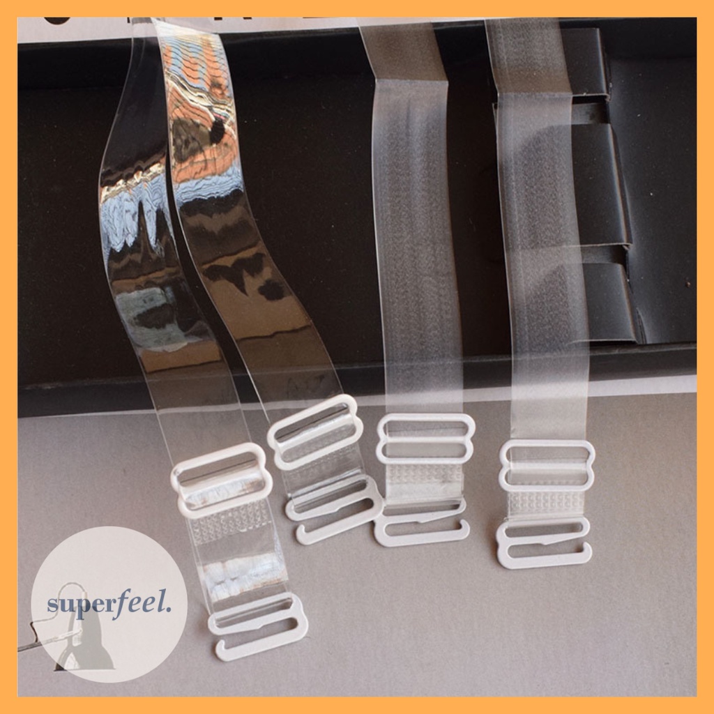 SFL TALI BH BENING TRANSPARAN STRAPLESS SILICON STRAP SILIKON DRESS 1.5 CM LEBAR BRA TAMBAHAN 944