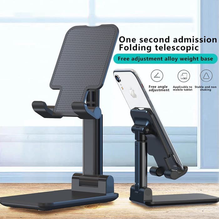 Dudukan Hp Holder Phone Standing Desktop Universal iphone Xiaomi Oppo Samsung Realme Vivo dll