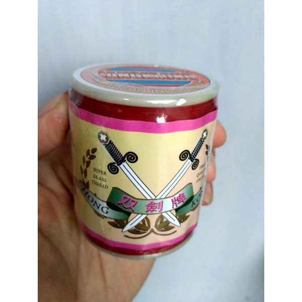 gelasan benang katun PEDANG produk cap cangklong asli