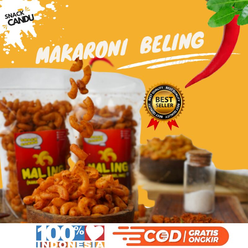 

SNACK CANDU MAKARONI PEDAS DAUN JERUK MAKARONI CIKRUH MAKARONI BELING MAKARONI PEDAS MAKARONI PIPA KEMASAN 100GR