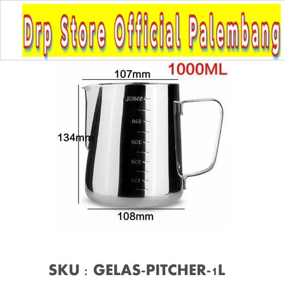 Gelas Pitcher Kopi Espresso Latte Art Stainless Steel