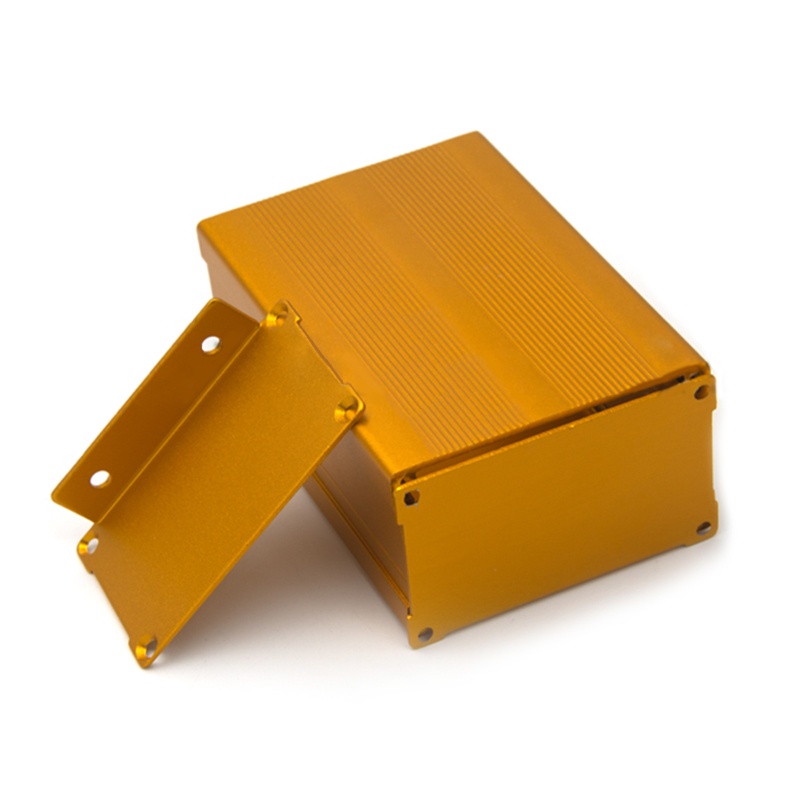 Zzz Kotak Enclosure Geser Bahan Aluminum Ukuran 110x46 X 76mm Untuk PCB Board DIY