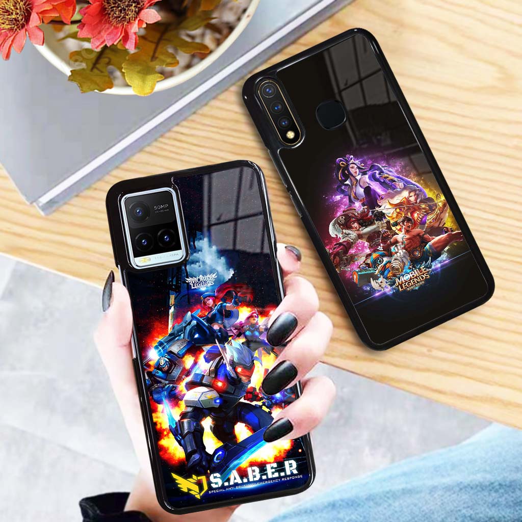 (V58) Case Glossy Vivo Y91 Y93 Y95 Y12 Y15 Y17 y19 Y12S Y20 Y20S Y21S Y21 Y33S Y30 Y50 Y51 V20 SE - 