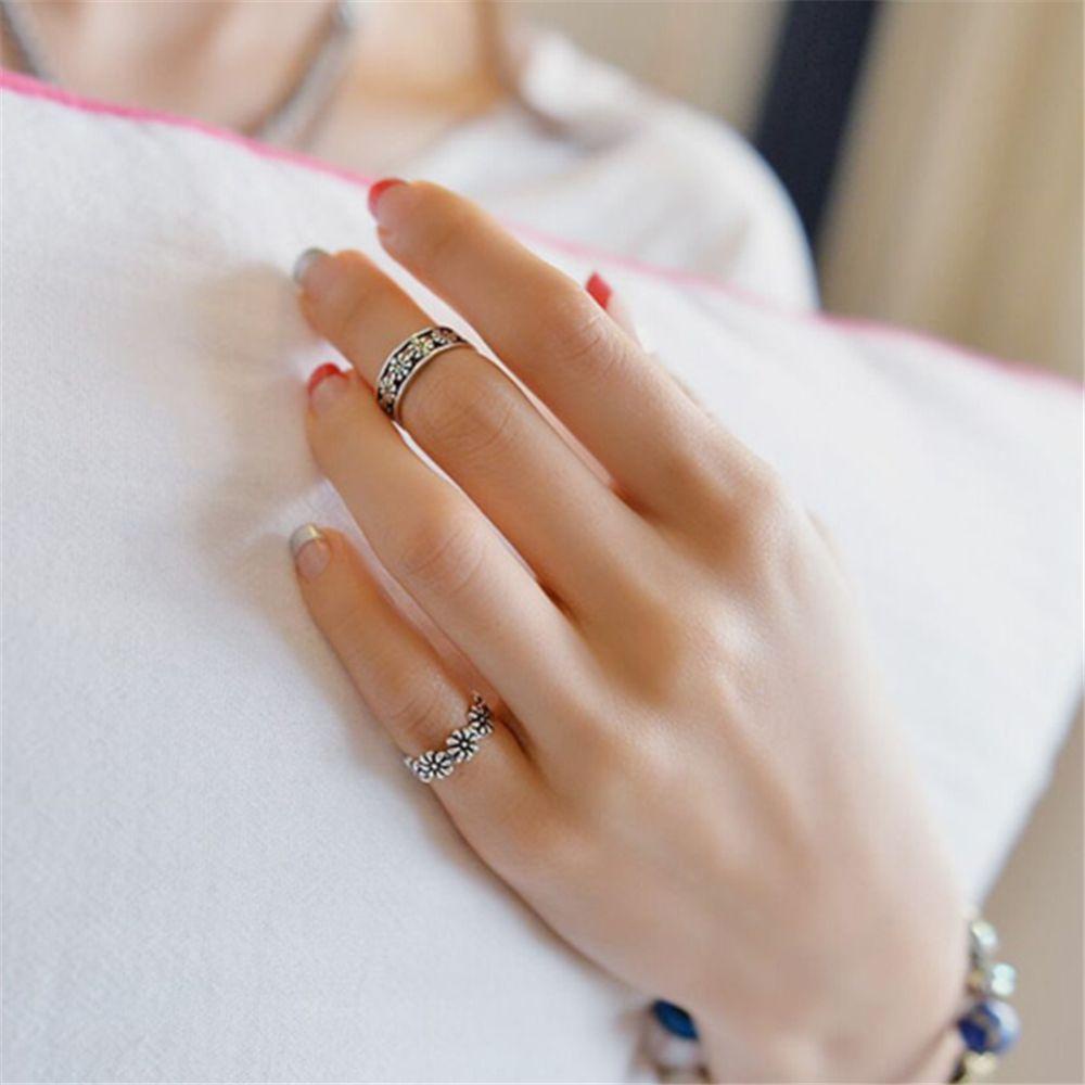 Lily 12PCS/SET Cincin Jari Wanita Lady Musim Panas Open Knuckle Foot Ring