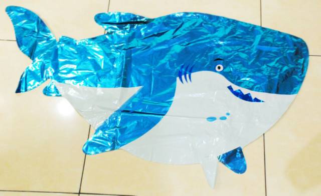 Balon Foil Baby Shark Jumbo / Balon Foil Ikan Hiu Jumbo