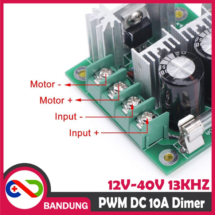 PWM DC 10A 10 A STRONG SPEED CONTROL MOTOR DC LED DIMMER 400W 12V-40V