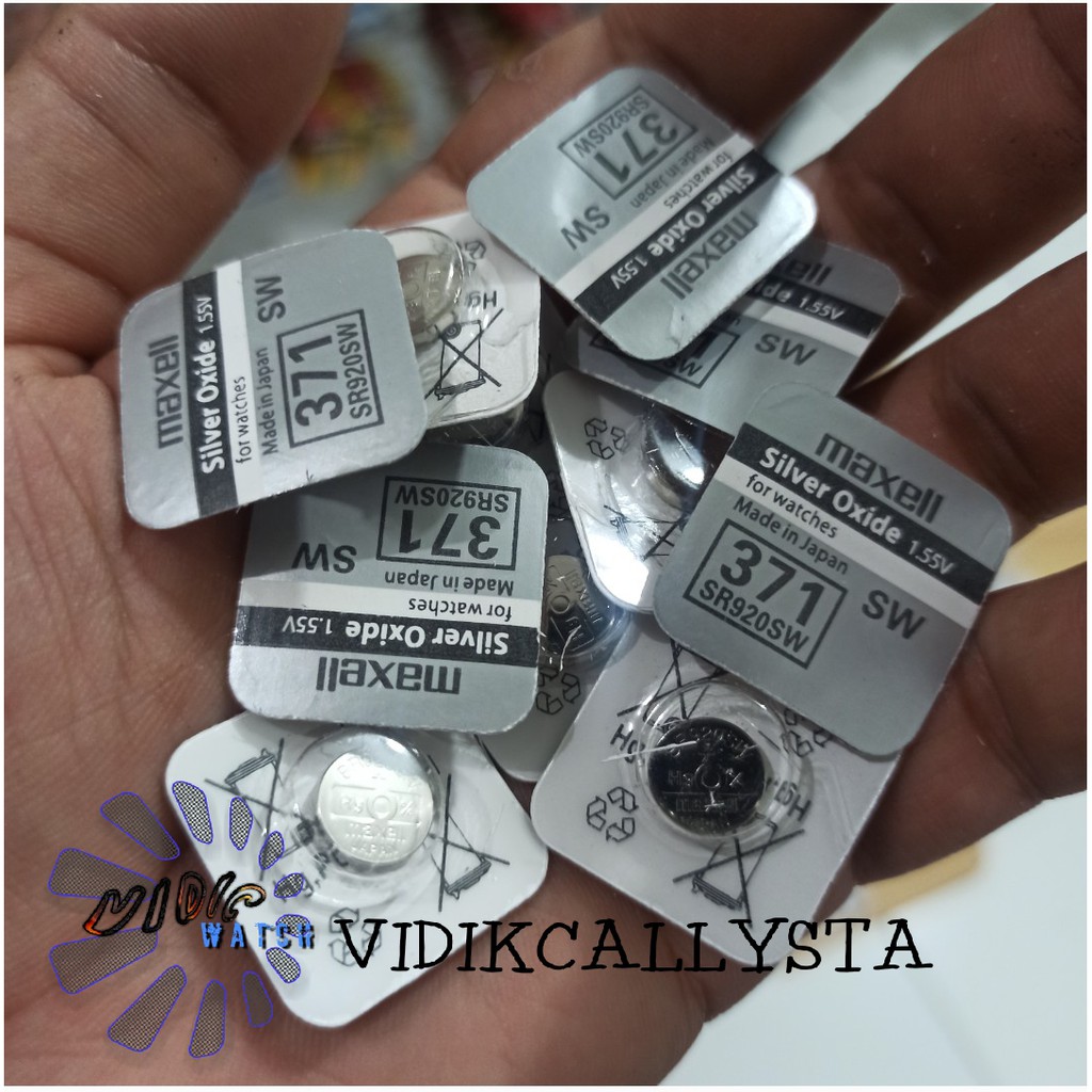 BATERAI JAM TANGAN MAXL 371 SR920SW SR 920 SW ORIGINAL SP BATRE BATREI BATERAI KANCING JAM TANGAN