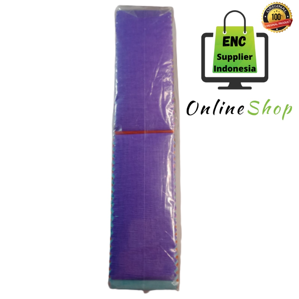 

1 set campur kertas crepe potong warna warni besar crep turtle's paper krep per pak - enc.sup