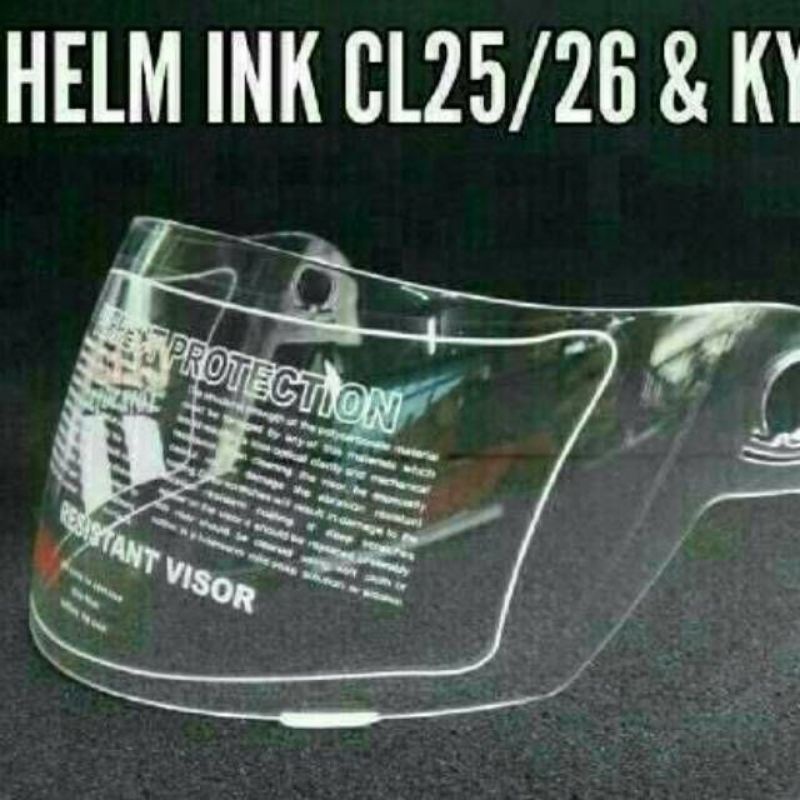 KACA HELM VISOR KYT 805, INK CL26, CL25, CL 26, CL 25