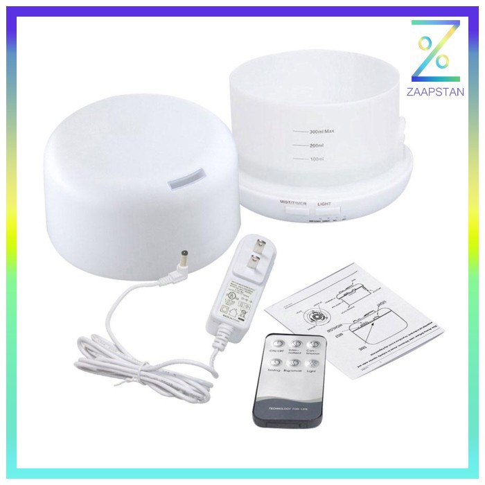 Taffware Humidifier Elektrik + 7 LED + Remote Control - HUMI H24 - Whi