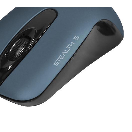 ♣ Alcatroz Silent Mouse Wired Stealth 5 (1200cpi) 2 Tahun Garansi Resmi - Merah ☄