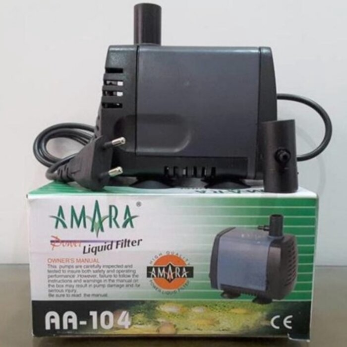 Amara AA 104 Pompa Air Celup Kolam Ikan Hias Aquarium Hidroponik AA104