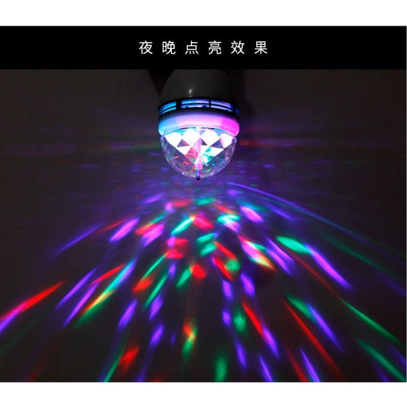 Lampu DISCO/LED Fitting Putar otomatis disko warna-warni RGB