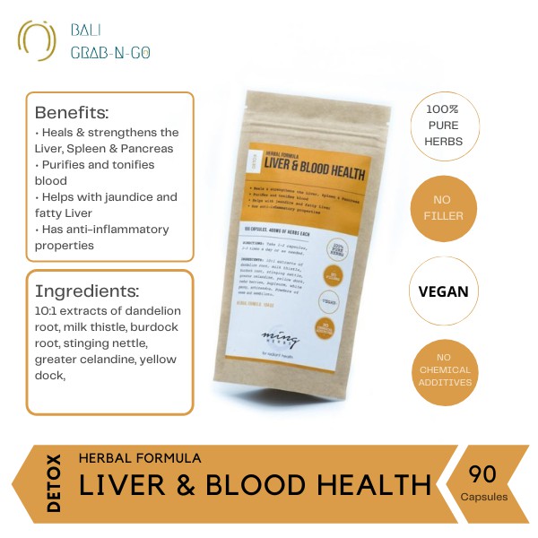 

Ming Herbs - Liver & Blood Health/Obat Detox Herbal Menyembuhkan & Memperkuat Hati, Limpa, Pankreas