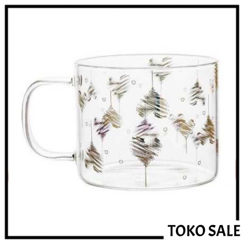 SALE- Gelas Cangkir Mug Coffe Susu Milk Tea Lucu Unik 400ml-Love