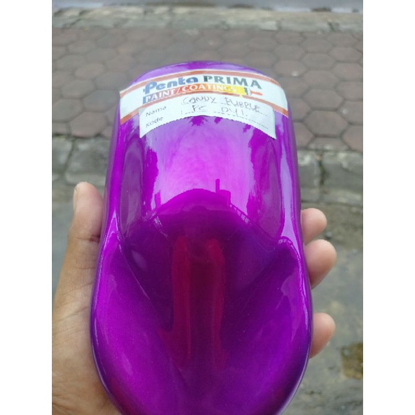 cat candy purple pc041 200 ml, cat dico motor mobil sepeda