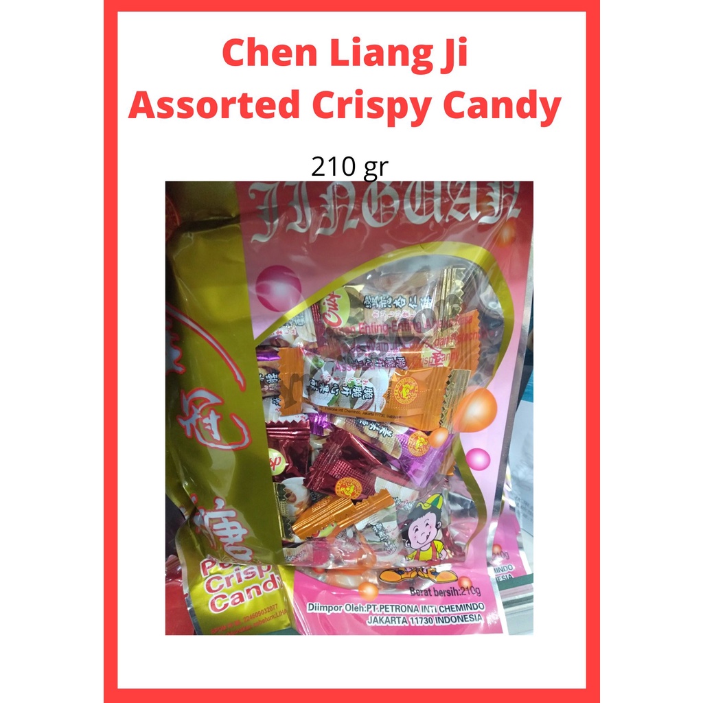 

CLJ Chen Liang JI Assorted Crispy Candy 210gr - Permen Kacang