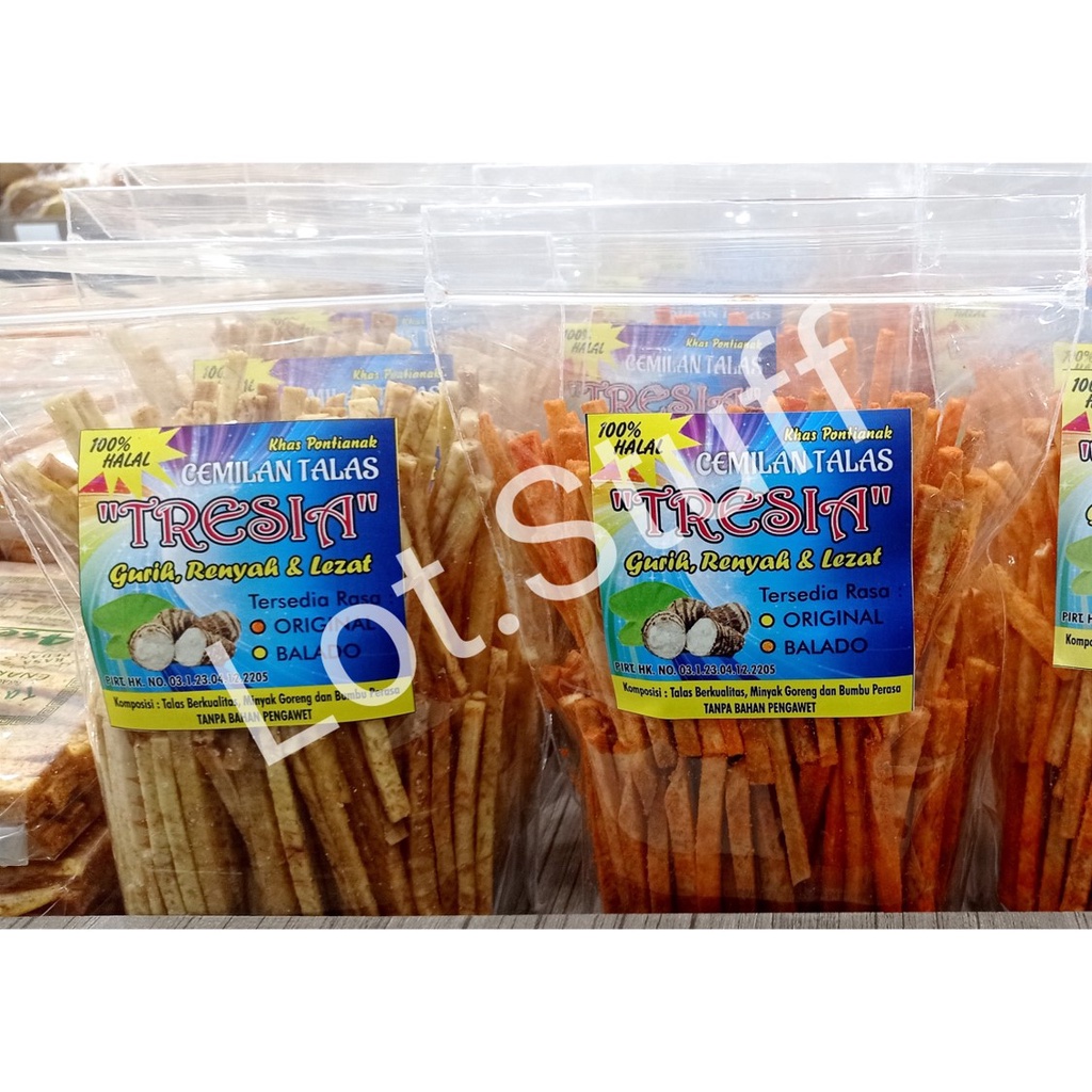 

Stick Talas/Cemilan Talas/Snack Keladi Talas Theresia Susun Premium Khas Pontianak