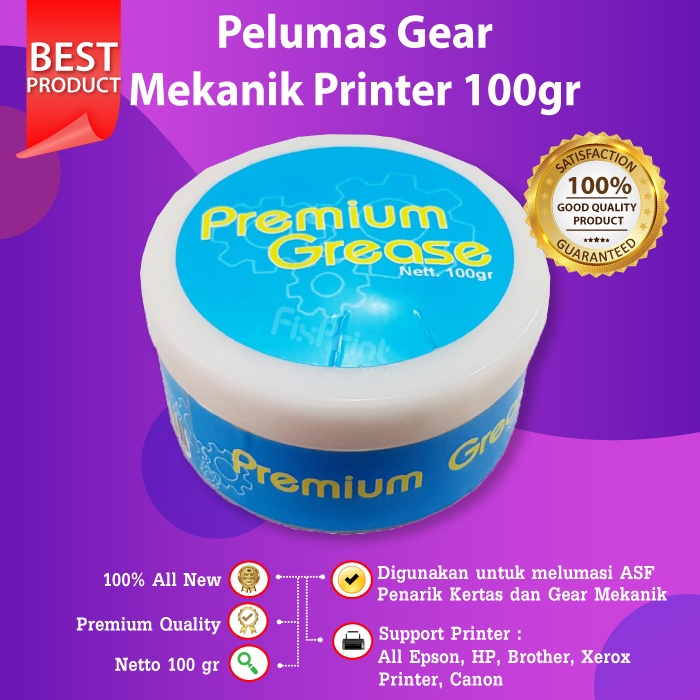 Grease 100gr Mekanik Pelumas Gir Printer Canon Epson HP Brother