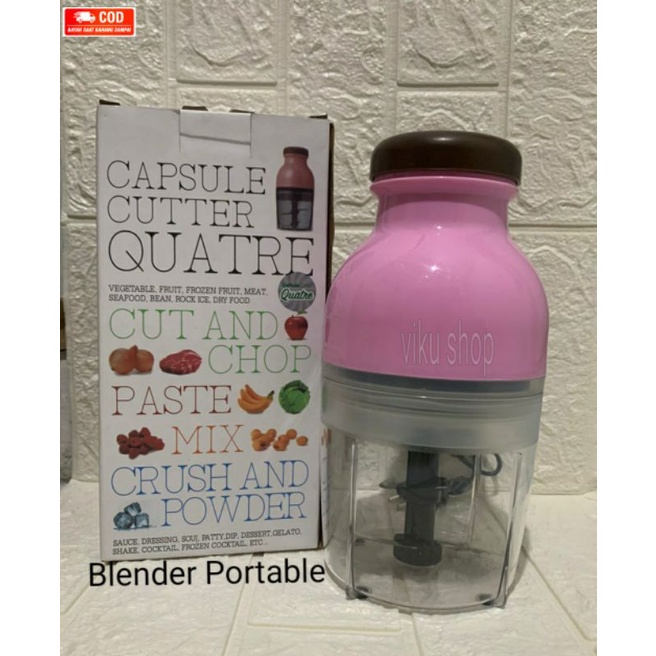 Belender Capsule Cutter Quatre Blender Kapsul Serbaguna