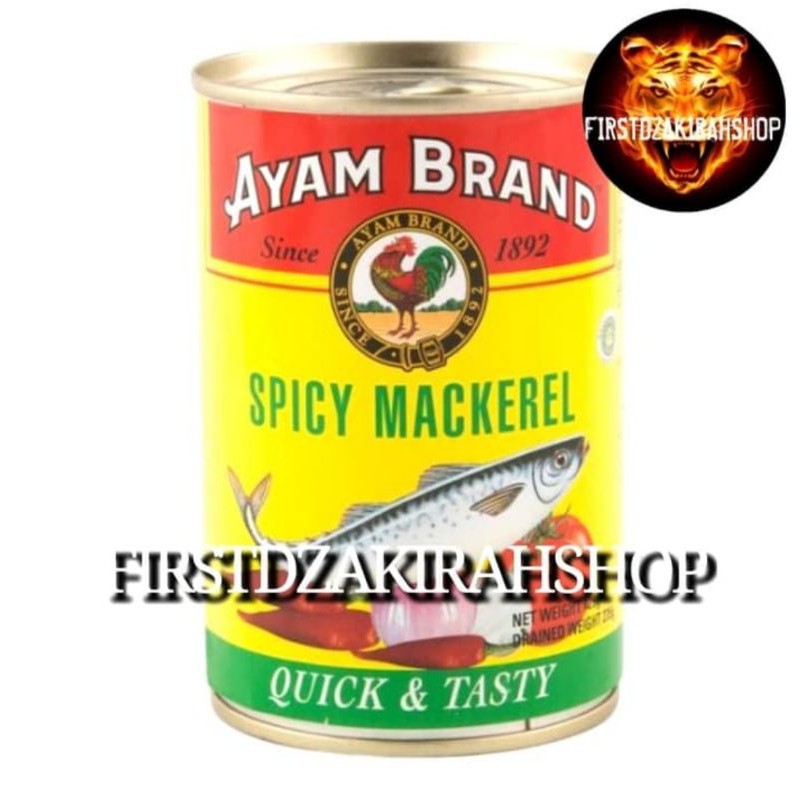 

Ayam brand spicy macarel 425gr