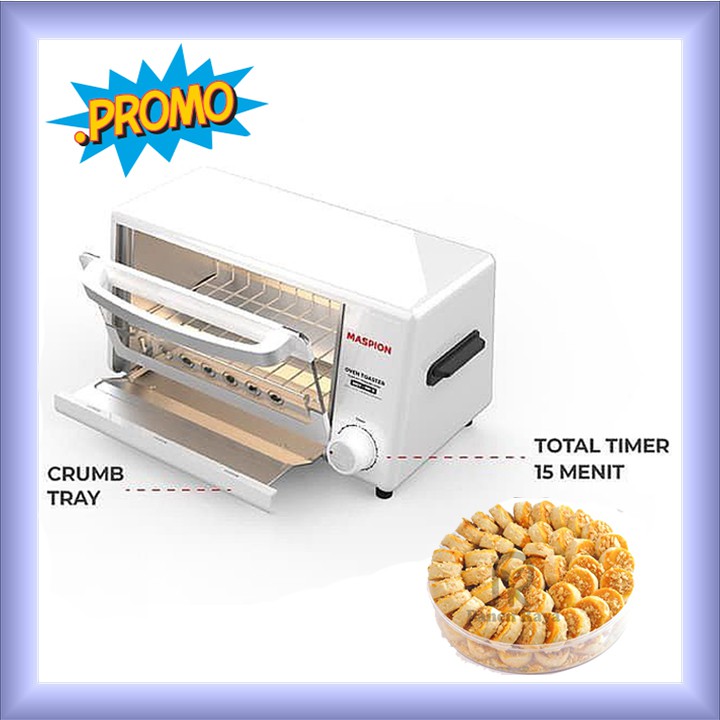 oven listrik oven pemangang kue oven pemangang kuker maspion 9 liter