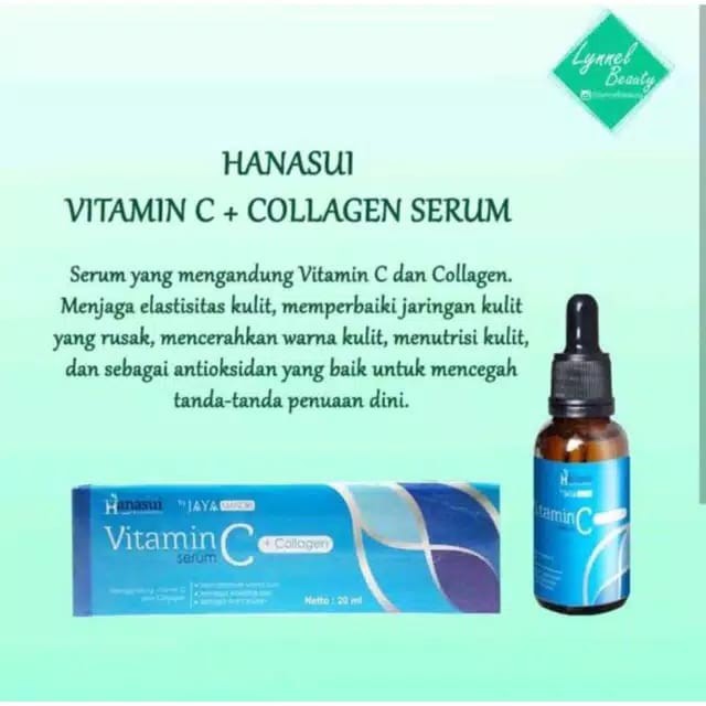 SERUM HANASUI VITAMIN C ORIGINAL SERUM COLLAGEN ANTI PENUAAN DINI AMPUH