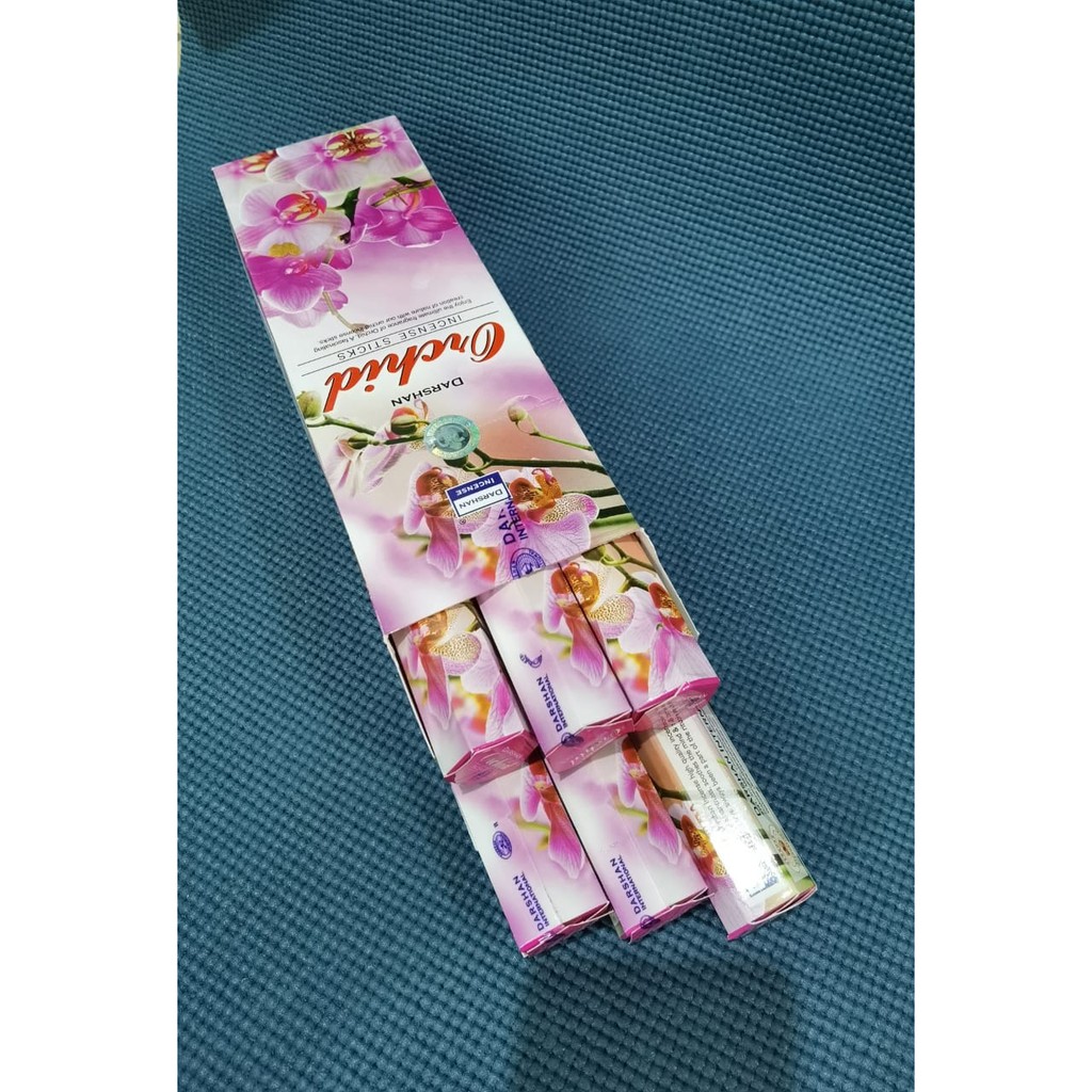 Dupa Hio Orchid atau Anggrek Hexa Handmade isi 20 batang By Darshan India