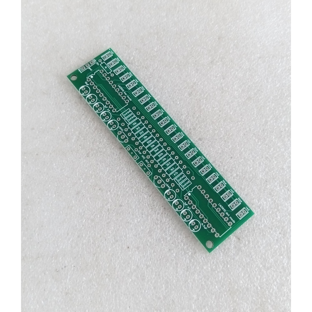 PCB LM3915 Mono VU Meter Dot & Bar Audio Analizer
