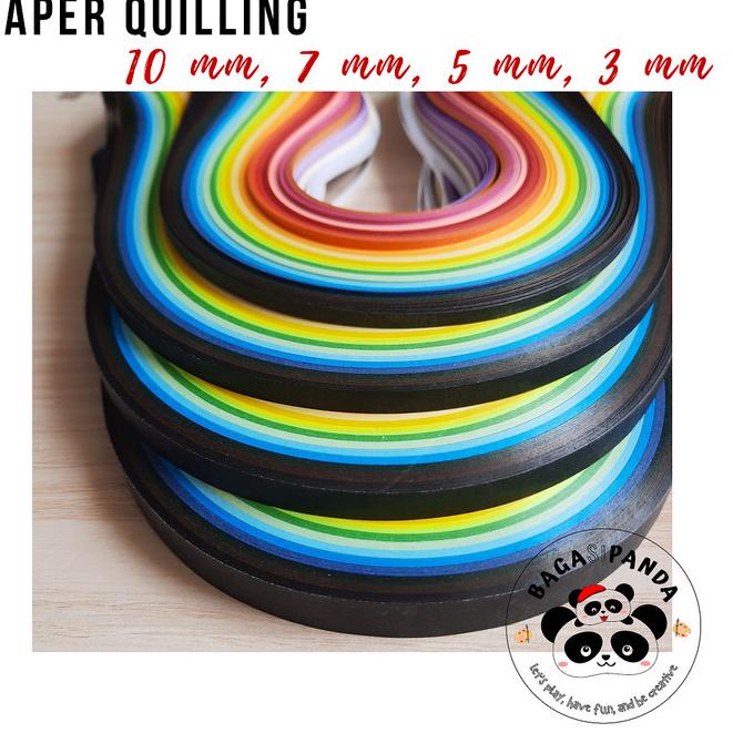 

ⅎ Kertas Paper Quilling isi 260 lembar / Paper Quiling Art / Kertas Seni - 7 mm ♀