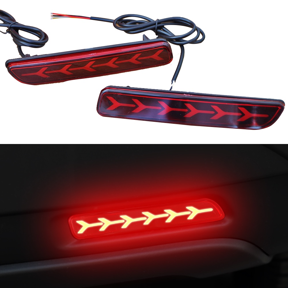 Lampu Bumper Belakang LED Untuk SUZUKI CIAZ VITARA SX4 ERTIGA SCROSS 3fungsi Cahaya Belakang Reflektor Warning Light Lamp Acc.