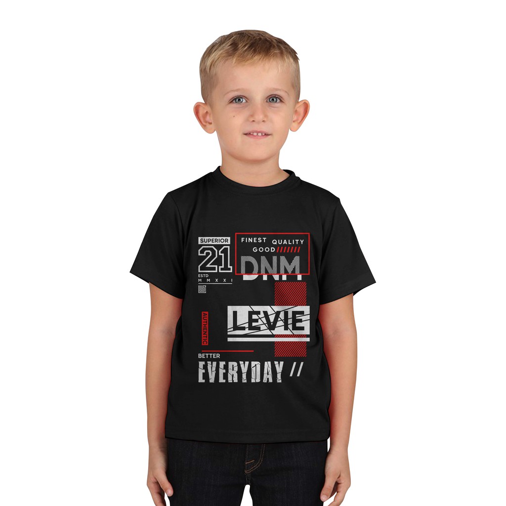 Levie kids kaos anak laki - laki 1 - 10 tahun TERBARU