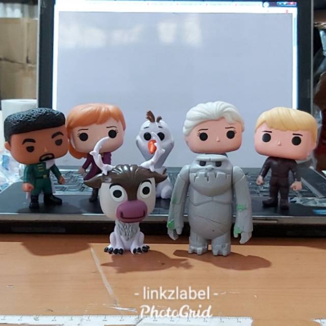 funko FROZEN 2 miniatur panjangan hiasan topper kue elsa anna olaf