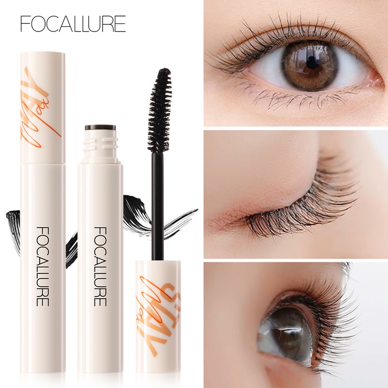 FOCALLURE tahan air Maskara Curling Lengthening Maskara -FA148