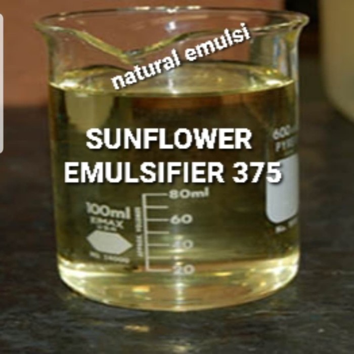 

Sunflower Emulsifier 275 50Ml/Natural Emulsifying