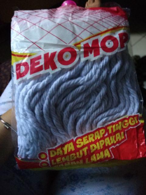 Alat Pel Lantai Deko Mop Refill Isi Ulang Pel Sumbu