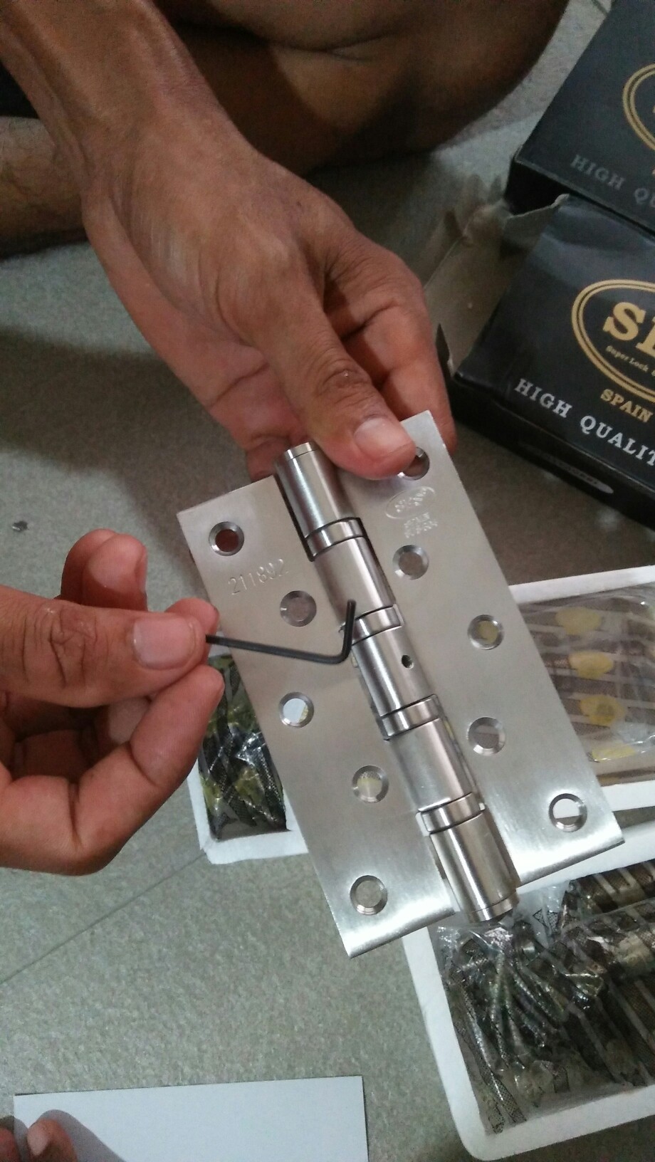 Engsel Stainless Steel Merek Ses Original 5 5 Inch Tebal 3,5mm