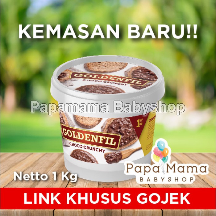 

PROMO GOLDENFIL CHOCO CRUNCHY CHOCOLATE 1KG SELAI COKLAT CRUNCHY GOJEK