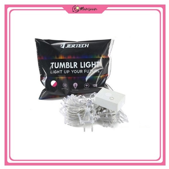 [IMPOR] Monsoon - Lampu Tumblr Hias Natal 100 LED 50 LED Light LED Dekorasi Ada Sambungan Female