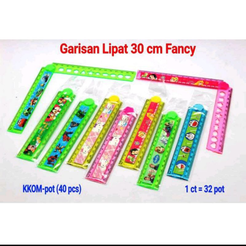 

Penggaris 30cm model lipat vorak fancy