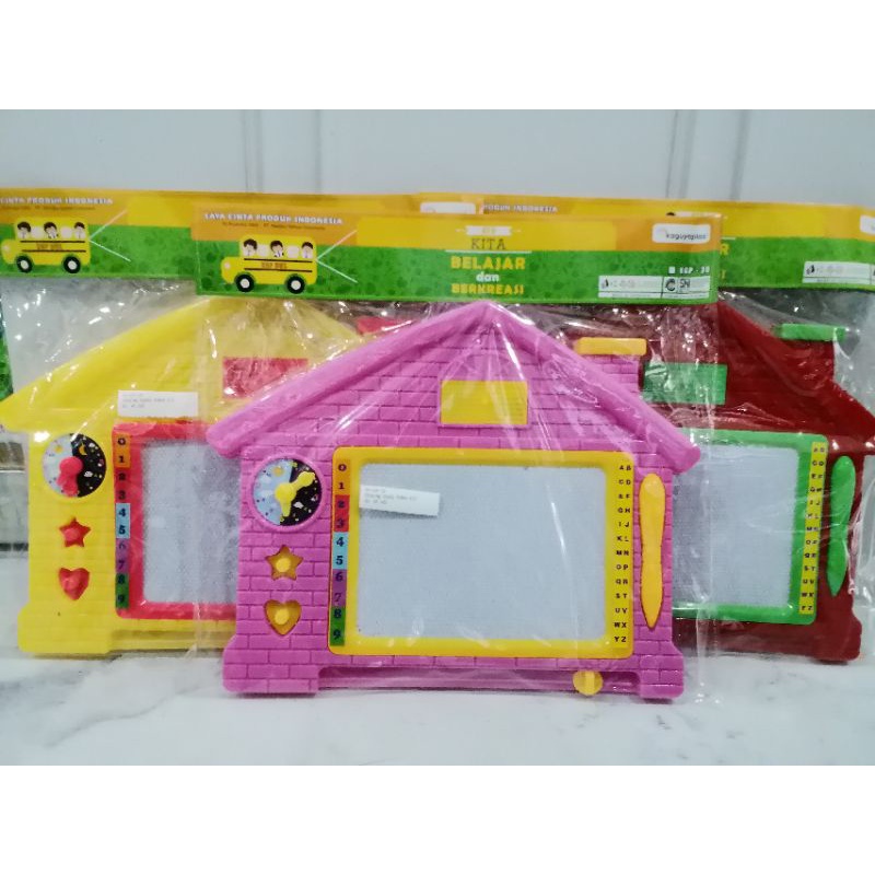 

Mainan Papan Tulis Magnet Drawing Board Magnetic Gambar Rumah Ukuran Besar Termurah Murah