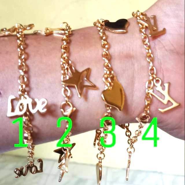 Gelang Wanita Titanium Asli jumbo Anti Karat Tidak Mudah Luntur