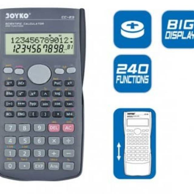 

Calculator Kalkulator Joyko CC-23 Scientific 240 Functions