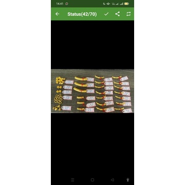 Acc Charm Emas Bambu Hongkong Kadar 24K