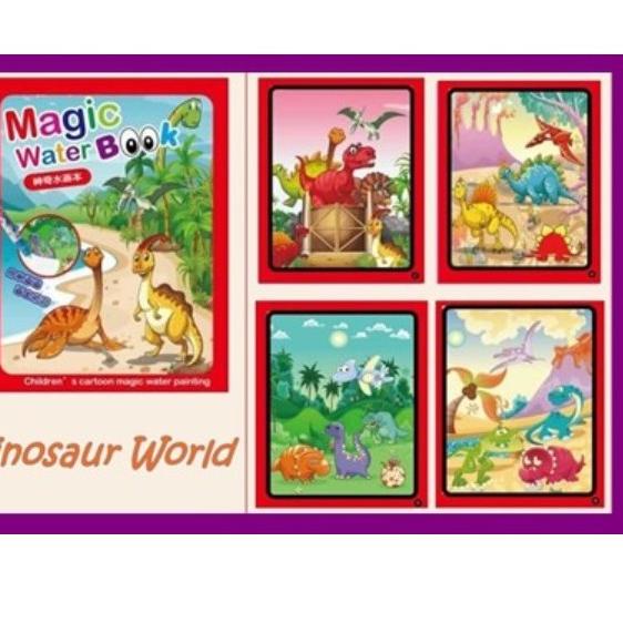 

Super Sale WZFHS Magic Book Invisible Ink / BUKU GAMBAR / BUKU MEWARNAI / MAGIC WATER COLORING BOOK /Buku Edukasi COD 60 Stock Banyak