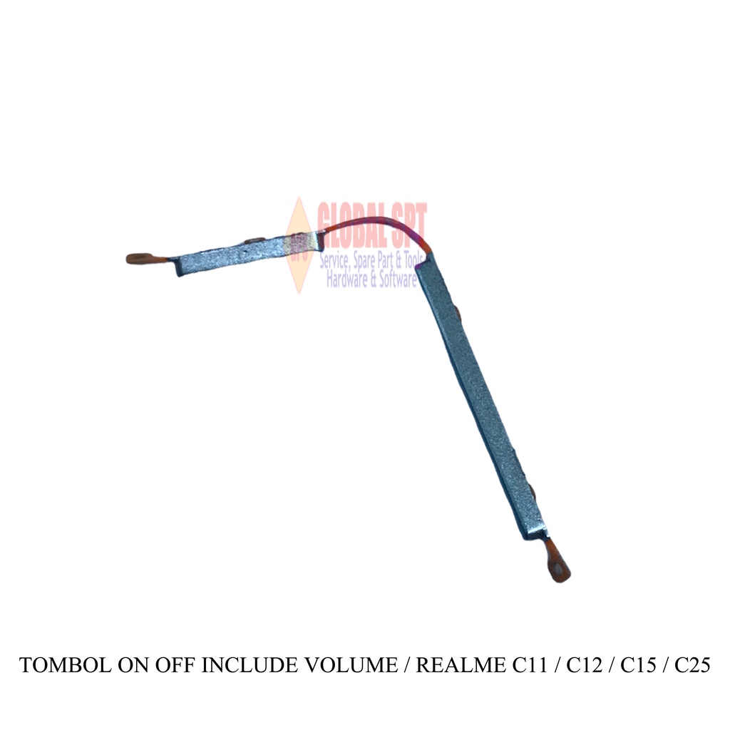 TOMBOL LUAR REALME C11 ON OFF INCLUDE VOLUME / TOMBOL RUBBER REALME C12 ON OFF VOL / C15 / C25