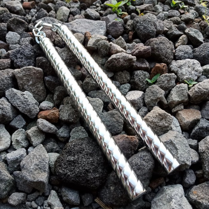 (COD) nunchaku stainless steel ulir